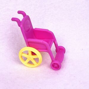 FISHER PRICE Sweet Streets PINK WHEEL CHAIR Wheelchair for HOSPITAL PATIENT